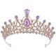 thumbnail image 1 of Tocado de niña de las flores, tocado brillante con diamantes de imitación, tocado de cumpleaños, corona de Tiara de niña de las flores, 1 of 4
