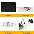 thumbnail image 4 of Cute Witch Frog Picnic Blanket Waterproof Outdoor Beach Blanket Hand-held Pad Suitable for Travel, Camping, Beach, Family Gatherings, 4 of 8