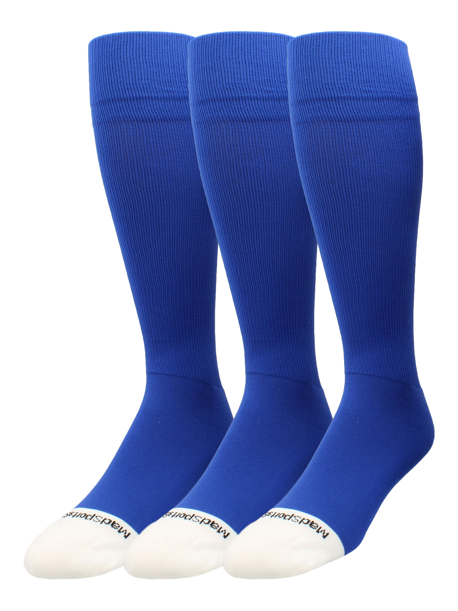Pro Line Over the Calf Volleyball Socks (Royal 3 Pack, Large)
