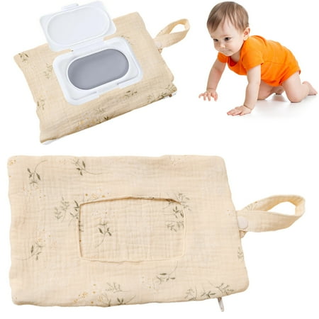 Home Organization Visibility & Access Corner Shelf Organizer Baby Wipe Holder Portable Wipe Dispenser Strollers Storage Bag Container Double Layer Travel Carry Case