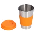 thumbnail image 4 of Metal Cup, Heat Insulation Stackable Stainless Steel Mug Dishwasher Safe  Strong  For School, 4 of 8