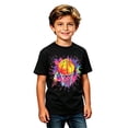 thumbnail image 3 of Shinyii Boys Graphic Tee Basketball Print Short Sleeve T-Shirt Kids Summer Top, Sizes 2-13, 3 of 3