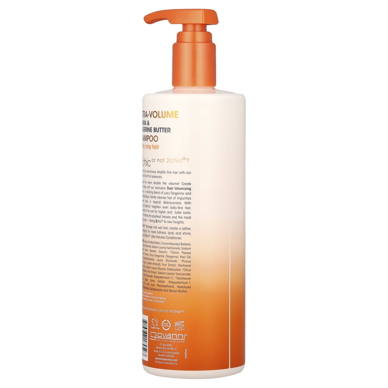 Giovanni 2chic Ultra Volume Shampoo, 24 oz, For Fine Hair