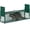 Green: 32in*10*10/84*26*26 cm, variant on Live Animal Trap Cage for Raccoons, Stray Cats, Rabbits, Skunks, Groundhogs – Large Humane 2-Door Collapsible Steel with Sensitive Trigger & Carry Handle