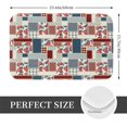 thumbnail image 2 of Fuzoiu Patchwork In Country Style Print Door Mat Outdoor Indoor Welcome Mats, Front Doormat,Flannel Non Slip Durable Entrance Rugs for Front Door, Inside Outside Entry, Porch, Resist Dirt,16x24in, 2 of 7