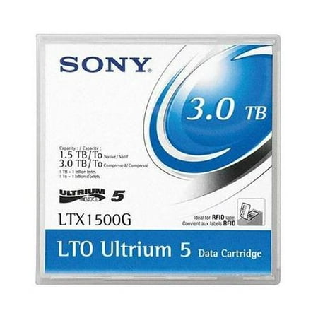 Sony Ltx1500g Data Cartridge - Lto Ultrium Lto-5 1.50 Tb (native) / 3 Tb