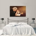 thumbnail image 4 of Gratitude By Jack Garren (Old Woman Saying Grace) Canvas Art Poster And Wall Art Picture Printing Decor Modern Home Bedroom Living Room Office Classroom Decoration Posters (16×24inch-Framed), 4 of 5