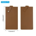 thumbnail image 2 of Uxcell PU Leather Knife Sheath Meat Cleaver Sheath Waterproof Knife Guard Deep Light Brown, 2 of 5
