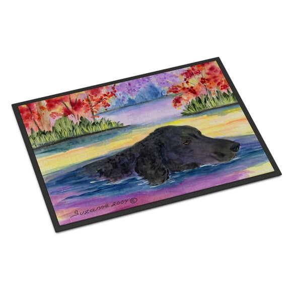 Carolines Treasures SS8043MAT Curly Coated Retriever Doormat 18x27 27"L x 18"W multicolor