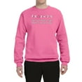 thumbnail image 2 of Donâ€™t Let Friends ALone Awareness Unisex Crewneck Graphic Sweatshirt, Neon Pink, Large, 2 of 3