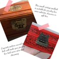 thumbnail image 3 of Candado chino vintage Candado de flor tradicional chino Mini llave, estilo chino para muebles vintage Candado vintage (bronce) TUNC Sencillez, 3 of 5