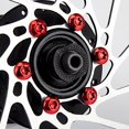 thumbnail image 1 of 12 tornillos de rotor de freno de disco M5x10mm para bicicleta de montaña T25 tornillos de freno (rojo), 1 of 5
