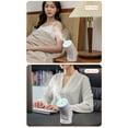 thumbnail image 3 of Air Humidifier 220ml Adjustable Bedroom Desktop Sleep Adjustable Travel Diffuser with Night Light Moisturizing Low-noise Mist Maker Home Office Car Pink, 3 of 8