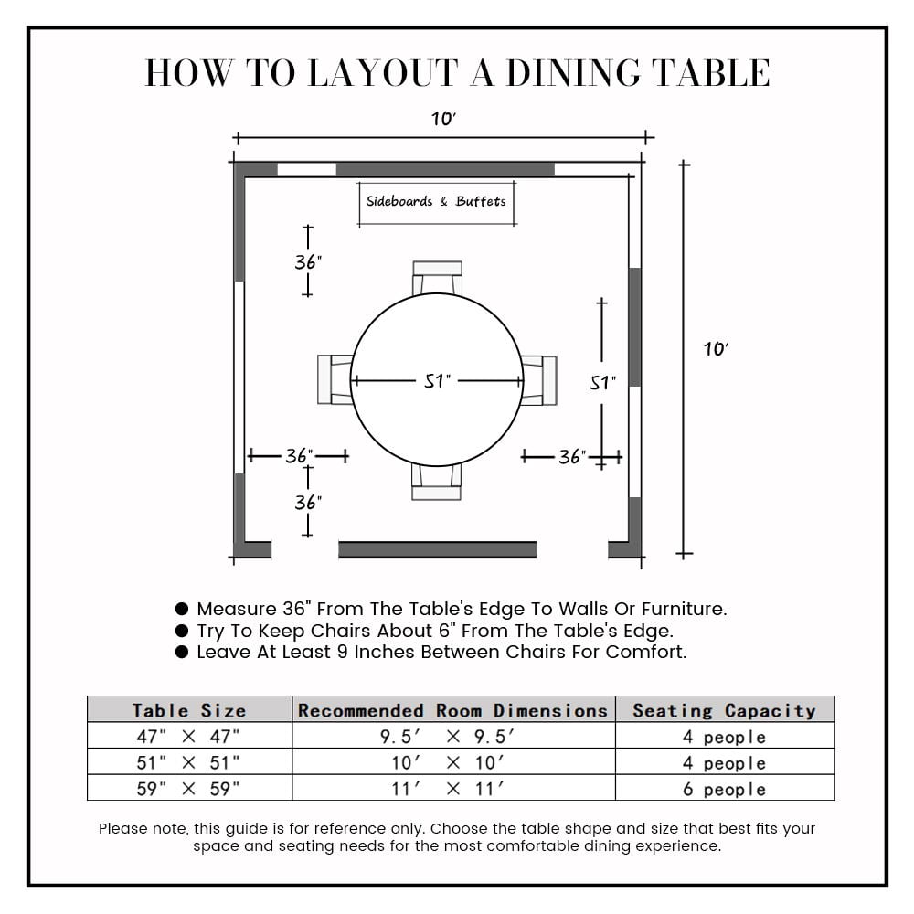 Hobart - Round Glossy Sintered Stone Dining Table