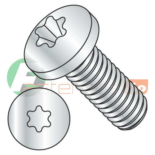 M3-0.5 x 10 mm Machine Screws / Six-Lobe (Torx) / Pan Head / Steel / Class 4.8 / Zinc / ISO7045 / ISO7045 (Quantity: 3,000 pcs)