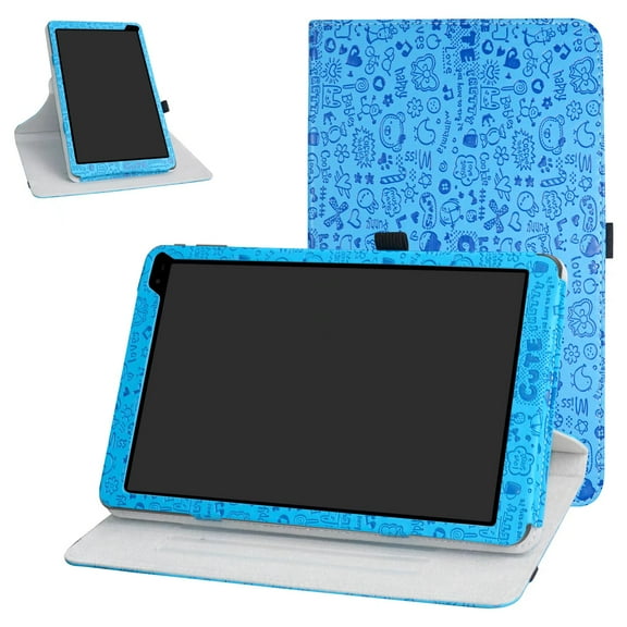 Labanema 10.1" Barnes & Noble Nook 10 (BNTV650) Case, 360 Degree Rotary Stand 10.1" Barnes & Noble Nook 10 (BNTV650) Cover, Case for 10.1" Barnes & Noble Nook 10 (BNTV650) (Blue)