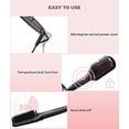 thumbnail image 4 of MEGAWISE Pro Ceramic Ionic Hair Straightener Brush for Home Salon MCH Fast 20s Heating Tech with Auto-Off Safety Anti-Scald with Universal Dual Voltage Rotatable Power Cord, 4 of 9