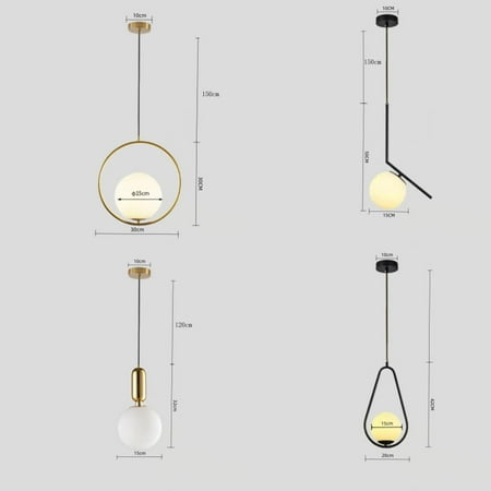 

DUFDIEJ Modern LED Pendant Light E27 Holder Bedroom Beside Hanging Lamp Nordic Simple Lamp Living Room Kitchen Room Light Chandelier