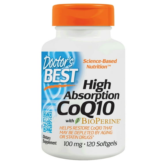 Doctor's Best - High Absorption CoQ10 100 mg. - 120 Softgels