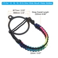 thumbnail image 2 of Uxcell Water Bottle Holder, 2 Pack Paracord Handle for 12oz to 24oz Bottles, Multicolored, 2 of 6