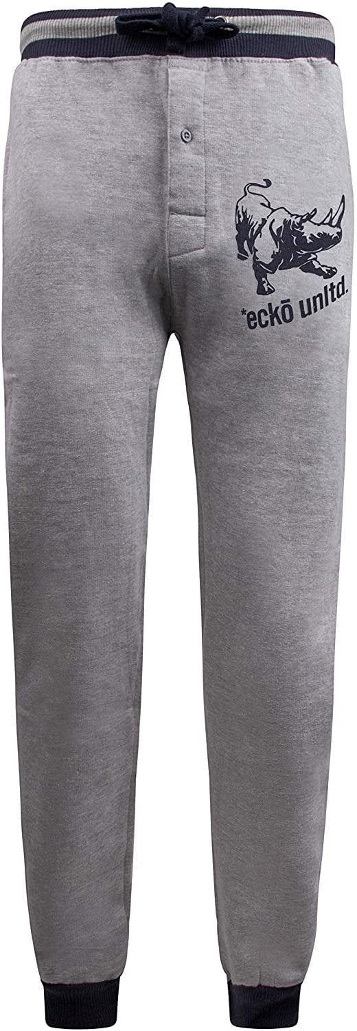 Ecko Unltd. Cana Hombre Pantalones de chándal con forro polar ESK04738 Gris  jaspeado