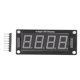 thumbnail image 1 of TICFOX Módulo de pantalla de segmento LED de tubo Digital LED 4 dígitos 7 segmentos 0,56 pulgadas TM1637 Chip de unidad LED verde módulo de Control de pantalla Digital tubo, 1 of 14