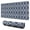Navy Blue Geometric, variant on Long Mouse Pads for Desk,Orange Ethnic Rhombus Pattern Desk Mats on Top Of Desks, Desk Mouse Pad Extra Large with 3mm Non-Slip Base and Stitched Edge for Gaming,Office,Work,Home 31.5"x11.8"