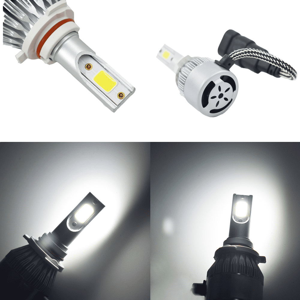 9006+9005 LED Headlight Bulbs 3400W 510000LM Hi-Lo Beam Combo Kit 6000K HID Lamp 