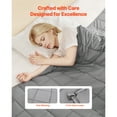 thumbnail image 4 of KFFKFF Weighted Blanket, 25 lbs, 88 x 104 in King Size, Cooling Breathable Heavy Blanket with Glass Beads, All-Season Use, Suitable for 250-310 lbs Adults, 4 of 9