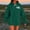 Green, variant on WZXFASHION Women's Competition Day Printed Collar Off The Shoulder Long Sleeved Sweatshirt Clearance Items cashmere pullover sweater