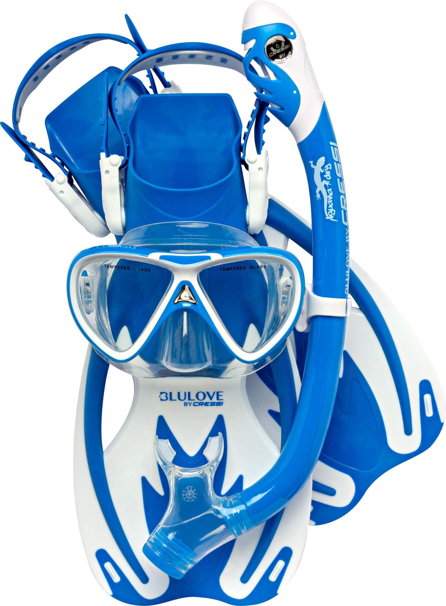 Cressi Mini Dry Young Diving Dry Snorkel Quality Since 1946