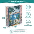 thumbnail image 3 of FORMRS 3 Ring Binder 1.5 inch with Pockets Set of 2 Clip Board 200 Sheets Capacity, Purple Seaside, 3 of 8