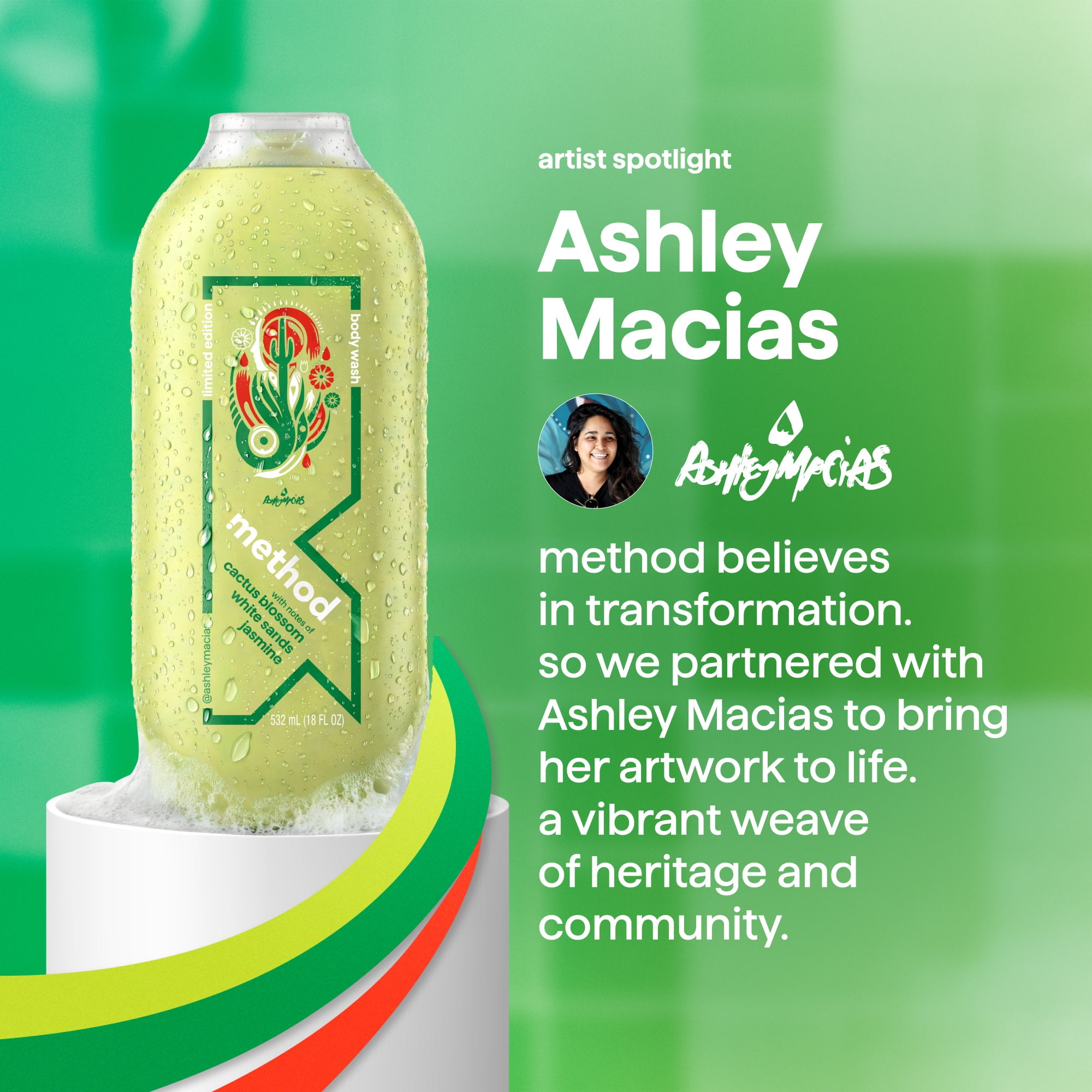 limited edition body wash, artist collection, Phoenix