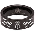 thumbnail image 5 of Dreamcatcher Tungsten Carbide Ring, 5 of 9