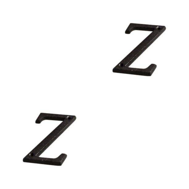 Yuarrent Placa de puerta amplia de decoración de hierro, placa de puerta duradera y a prueba de herrumbre para casa, fácil de instalar Type12 NO12