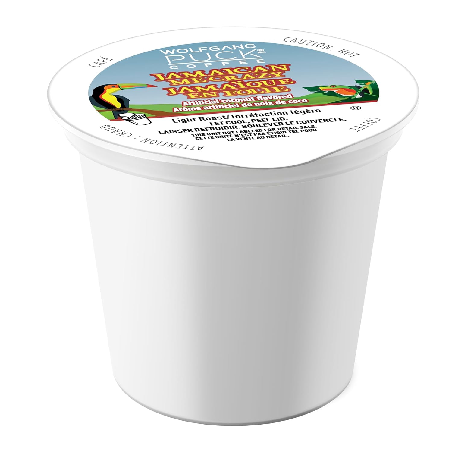 Jamaican Me Crazy, Flavored, Light Roast Coffee, Keurig K-Cup Brewer Compatible Pods, 120 Count (Pack Of 1)