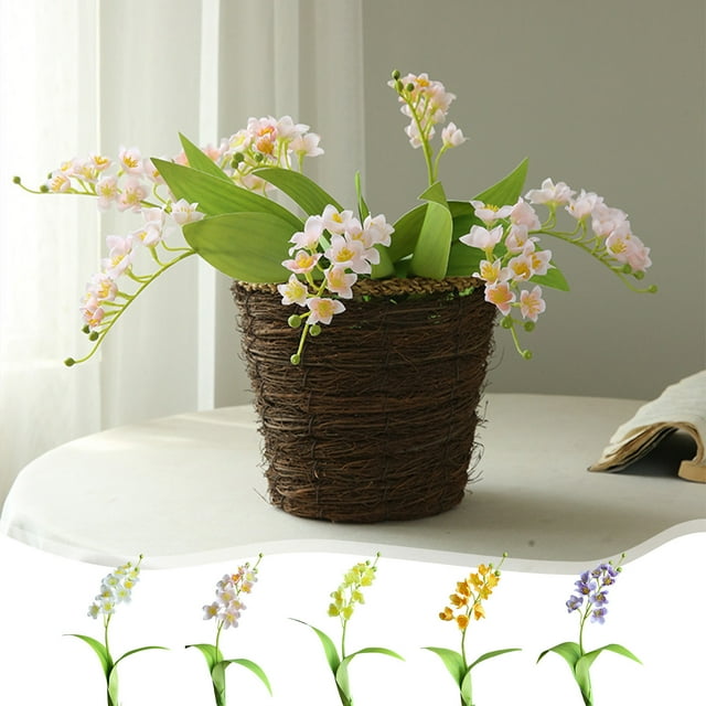 Decoración artificial de flores de viento de seda - Realista rosa, morado, blanco, amarillo, verde para jarrón, centro de mesa, boda, salón, disposición del hogar