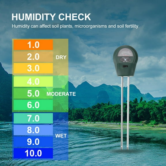 FRCOLOR Masteelf 3 in 1 Soil Detector Useful for Testing Moisture Light and PH Soil Hygrometer Tester