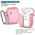 thumbnail image 3 of HZKAICUN AirPods Pro Case Cover with Keychain, Full Protective Silicone Skin Accessories for Women Men Girl with Latest AirPods Pro Case, 3 of 7