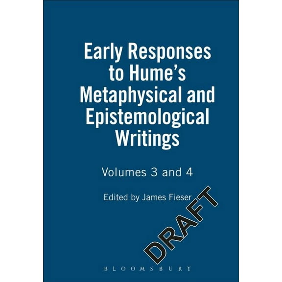Early Responses to Hume's Metaphysical and Epistemological Writings: Volumes 3 and 4, (Paperback)