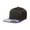 Black, Purple, variant on Boy's One Ten Flat Bill Snapback Cap, Style 110F