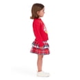 thumbnail image 3 of Princess Toddler Girls Plaid Skort Set, Sizes 12 Months - 5T, 3 of 5