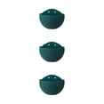 thumbnail image 2 of kurtrusly Double-layer Structure Plastic Pot With Easy Installation Easy To Install Blackish Green 3Set, 2 of 6