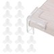 thumbnail image 1 of Protectores de esquina Uxcell 12Pcs Protectores de esquina de mesa Guardias de esquina de muebles y parachoques de bordes (en forma de T, transparente), 1 of 6
