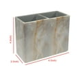 thumbnail image 5 of nu steel Stone Hedge Resin Decorative Toothbrush holder for bathrooms Storage, 5 of 5
