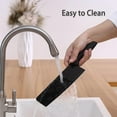 thumbnail image 5 of Magicorange 7-Piece Kitchen Knife Set with Cutting Board, Stainless Steel Kitchen Knives with PP Ergonomic Handle (Matte Black), 5 of 7