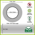 thumbnail image 4 of De-Bird Scare Tape - Weatherproof Reflective Tape - Seagull Reflective Ribbon for Balcony & Patio Deterrent - Reusable Goose Deterrent Scare Ribbon - 125 Ft Roll, Garden Style, 4 of 6