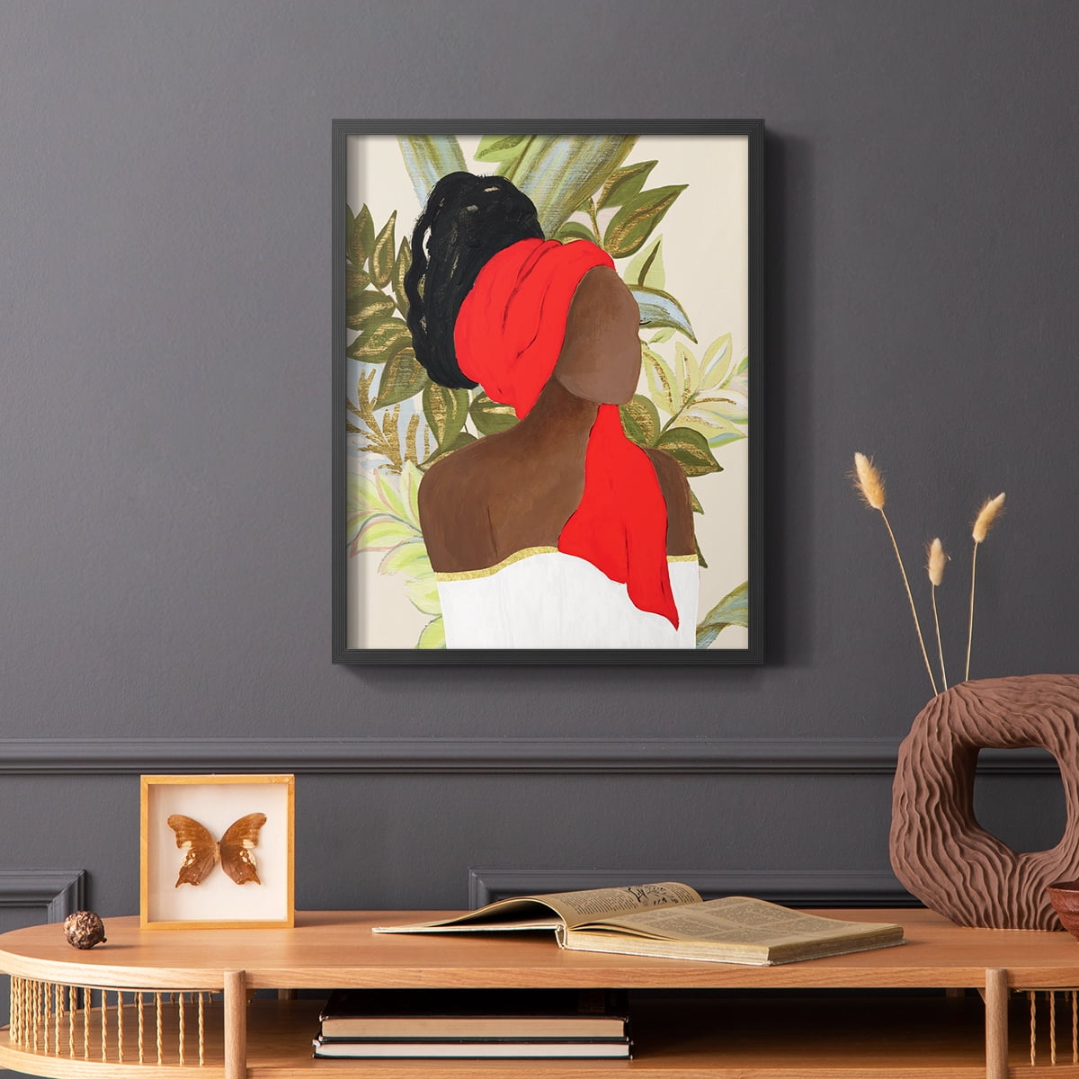 All That Beauty I in Paper Solid Wood 22 x 28 Framed Print