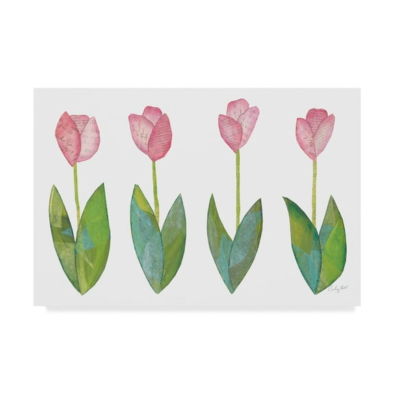 Trademark Fine Art 'Spring Has Sprung VIII' Canvas Art by Courtney Prahl