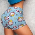 thumbnail image 4 of Fuzoiu Gnome On A Watermelon Mattress In The Pool Print Women's Workout Shorts,Workout Biker Shorts Women,Exercise Fitness Shorts,Scrunch Short, Athletic Shorts for Gym Yoga Running Sport Active-XX-Large, 4 of 8